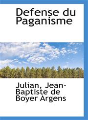 Defense du Paganisme,1110217587,9781110217588