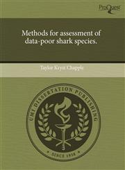 Methods for assessment of data-poor shark species.,1243732245,9781243732248