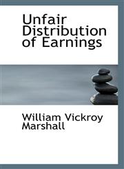 Unfair Distribution of Earnings,1117383490,9781117383491