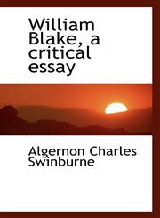 William Blake, a Critical Essay,1116578379,9781116578379