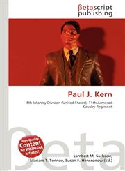 Paul J. Kern,6134789909,9786134789905