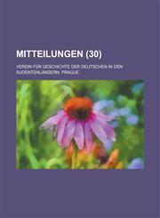 Mitteilungen (30 ),123461748X,9781234617486