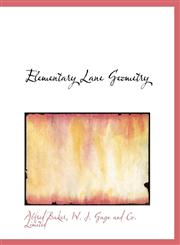 Elementary Lane Geometry,1140394665,9781140394662