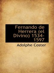 Fernando de Herrera (el Divino) 1534-1597,1116371952,9781116371956