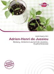 Adrien-Henri de Jussieu,613692921X,9786136929217