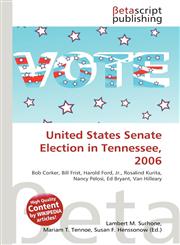 United States Senate Election in Tennessee, 2006,6134852368,9786134852364