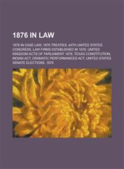 1876 in Law Texas Constitution,1156359279,9781156359273