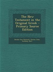New Testament in the Original Greek,1287613888,9781287613886
