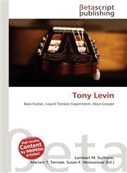 Tony Levin,6131076553,9786131076558