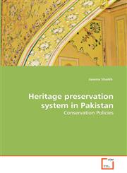 Heritage preservation system in Pakistan,3639288157,9783639288155