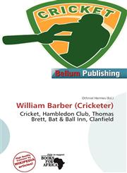 William Barber (Cricketer),6201496904,9786201496903