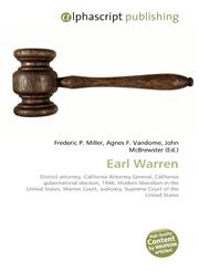 Earl Warren,6130289995,9786130289997