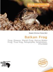 Balkan Frog,6139794900,9786139794904