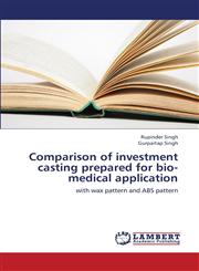 Comparison of Investment Casting Prepared for Bio-Medical Application,3659433381,9783659433382