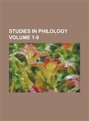 Studies in Philology Volume 1-9,1230074740,9781230074740