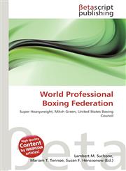World Professional Boxing Federation,6133658851,9786133658851