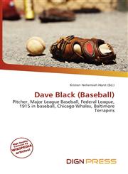 Dave Black (Baseball),6135835491,9786135835496