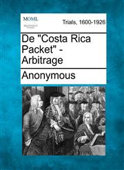 De "Costa Rica Packet" - Arbitrage,1275312004,9781275312005