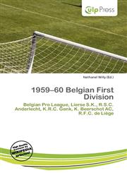 1959-60 Belgian First Division,6137027287,9786137027288