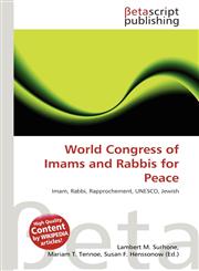World Congress of Imams and Rabbis for Peace,6133540435,9786133540439