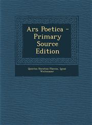 Ars Poetica - Primary Source Edition,1293847305,9781293847305