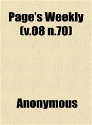 Page's Weekly (v.08 n.70),1152583867,9781152583863