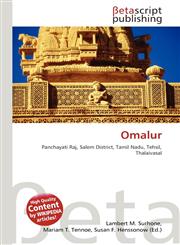 Omalur,6135088157,9786135088151
