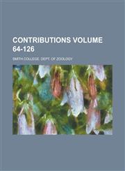 Contributions Volume 64-126,1230002405,9781230002408