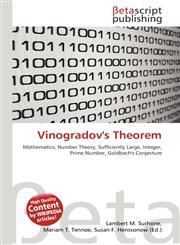 Vinogradov's Theorem,6131110743,9786131110740