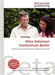 Alice Salomon Hochschule Berlin,6134449717,9786134449717