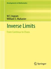 Inverse Limits From Continua to Chaos,1461417961,9781461417965