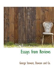 Essays from Reviews,1140536281,9781140536284