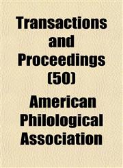 Transactions and Proceedings (50),1152078186,9781152078185