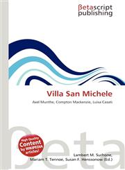 Villa San Michele,6134789151,9786134789158