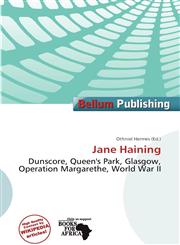 Jane Haining,6138238931,9786138238935