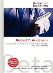 Robert T. Anderson,6134481769,9786134481762