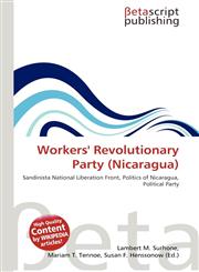Workers' Revolutionary Party (Nicaragua),6133433728,9786133433724