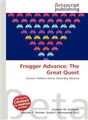 Frogger Advance The Great Quest,6134489034,9786134489034
