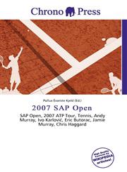 2007 SAP Open,6135688936,9786135688931