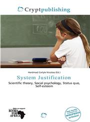 System Justification,6201490981,9786201490987