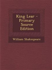 King Lear - Primary Source Edition,1293736155,9781293736159