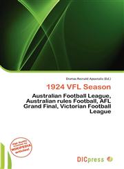 1924 VFL Season,613597405X,9786135974058