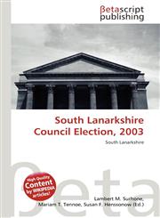 South Lanarkshire Council Election, 2003,6135127292,9786135127294