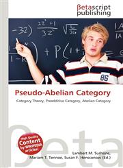 Pseudo-Abelian Category,6134709921,9786134709927