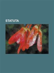 Statuta,1236784065,9781236784063