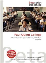 Paul Quinn College,6134862827,9786134862820