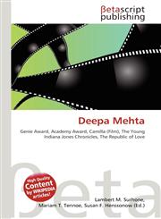 Deepa Mehta,6132444904,9786132444905