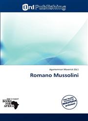 Romano Mussolini,6139087376,9786139087372