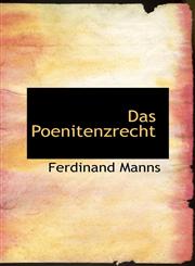 Das Poenitenzrecht,1110186908,9781110186907