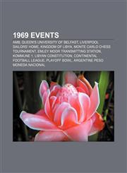 1969 Events Amb, Queen's University of Belfast, Liverpool Sailors' Home, Kingdom of Libya, Monte Carlo chess tournament,1156820103,9781156820100